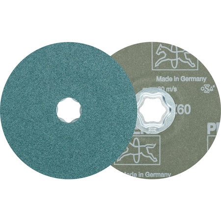 Pferd COMBICLICK Fiber Disc, 5" Dia. - Zirconia Alumina Z, 60 Grit 40140